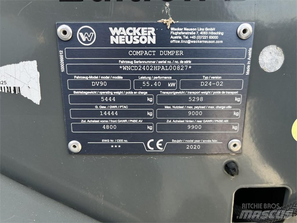 Wacker Neuson DV 90 Dúmpers rígidos