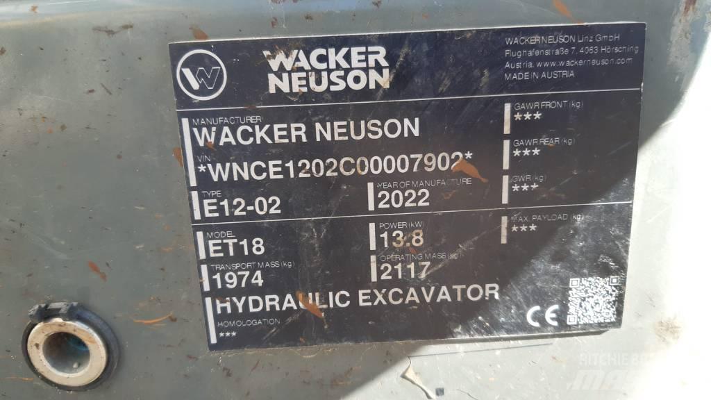 Wacker Neuson ET 18 Excavadoras de cadenas