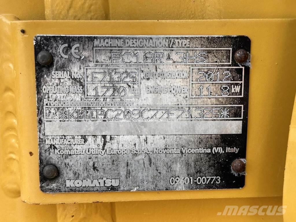 Komatsu PC16R-3HS Mini excavadoras < 7t
