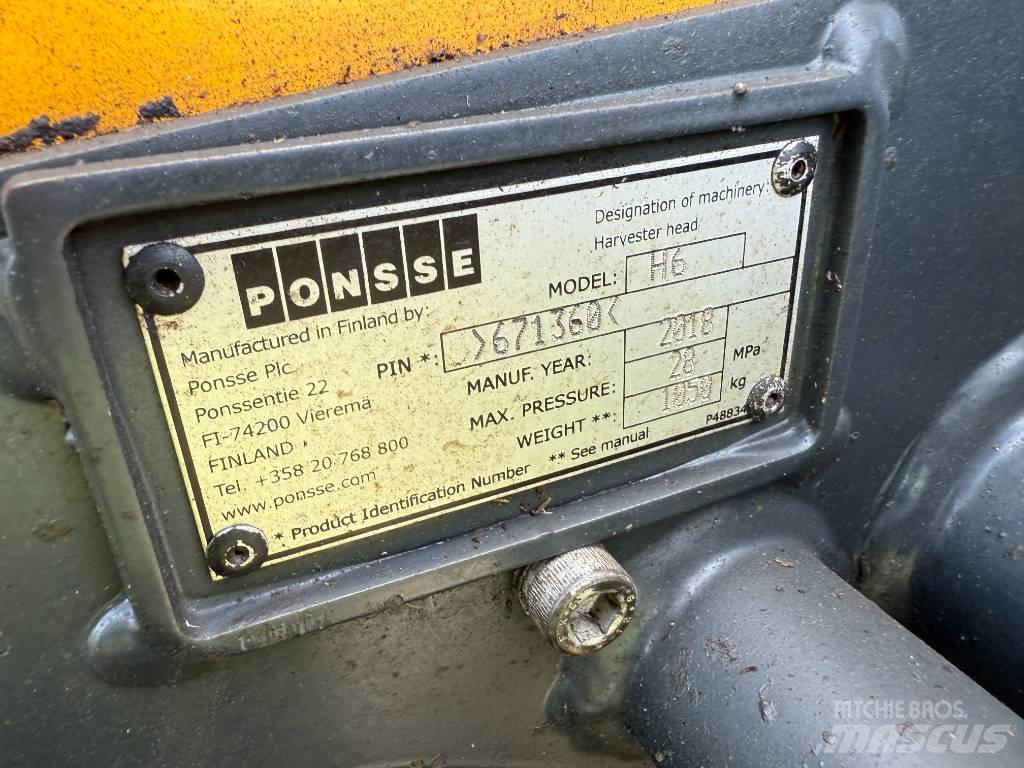 Ponsse ERGO 8W Cosechadoras