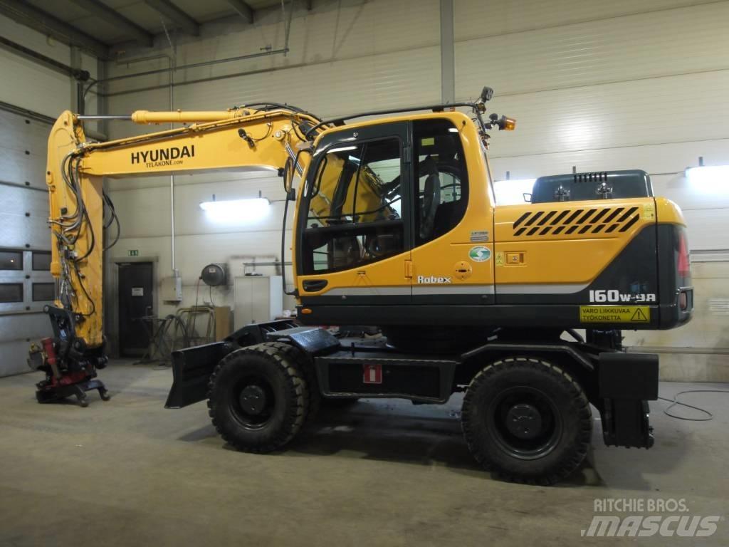 Hyundai R 160 W-9A Excavadoras de ruedas