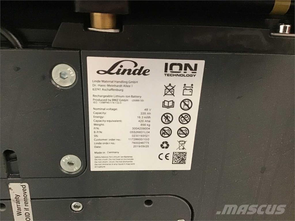 Linde E16 ION Carretillas de horquilla eléctrica