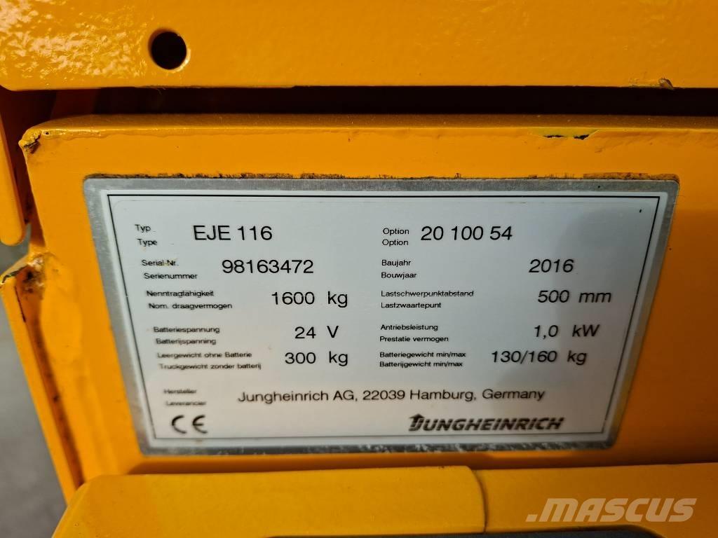 Jungheinrich EJE 116 Transpaletas Electricas