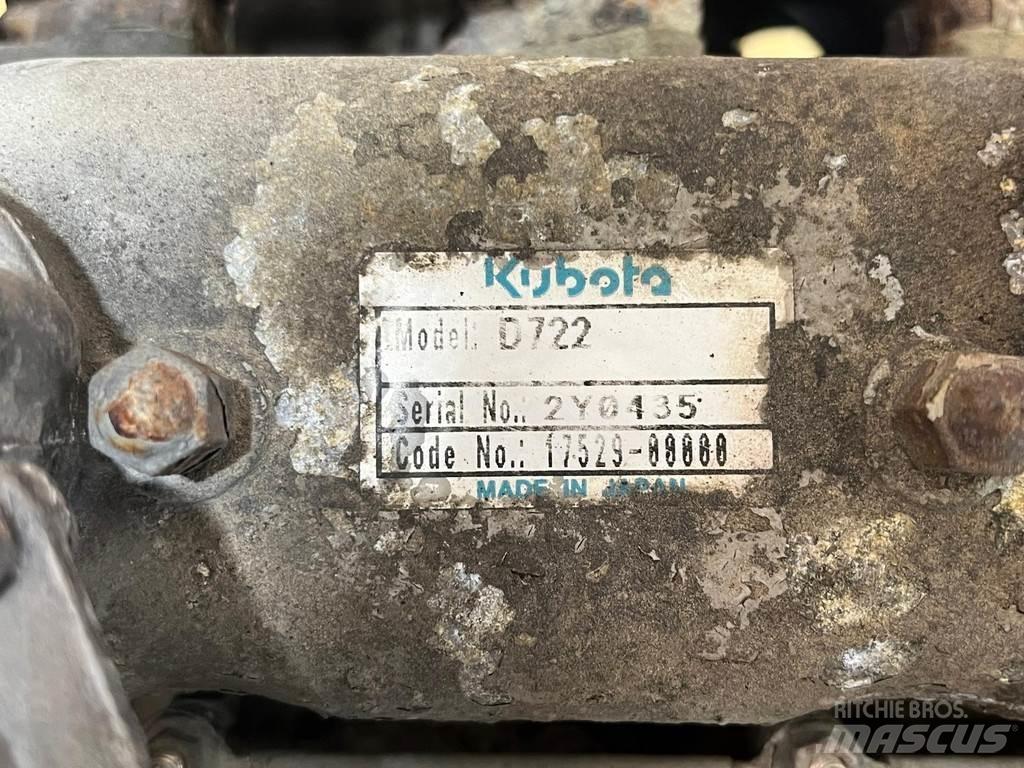Kubota D722 ENGINE Motores