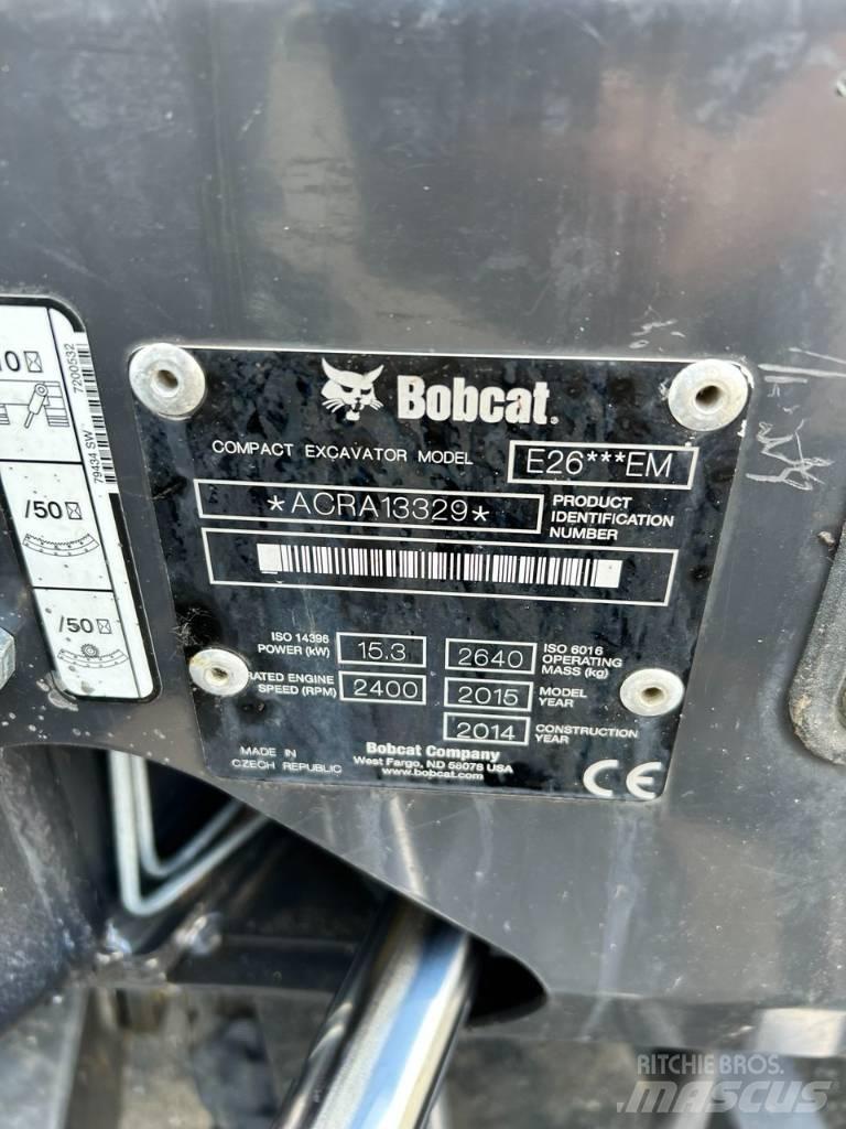 Bobcat E 26 Mini excavadoras < 7t