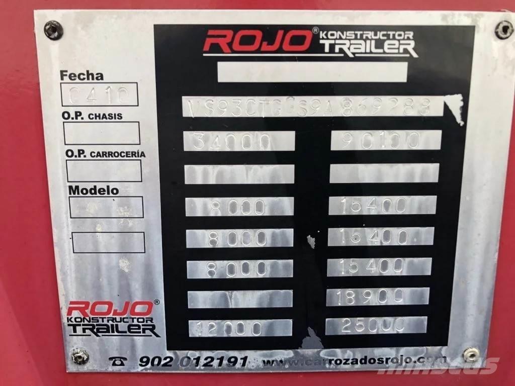  ROJO 1+ 3 LOWLOADER Semirremolques de góndola rebajada
