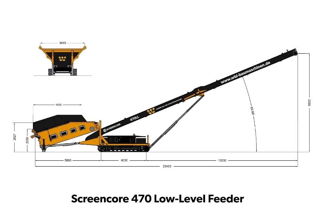 Screencore 470 LL Cintas transportadoras