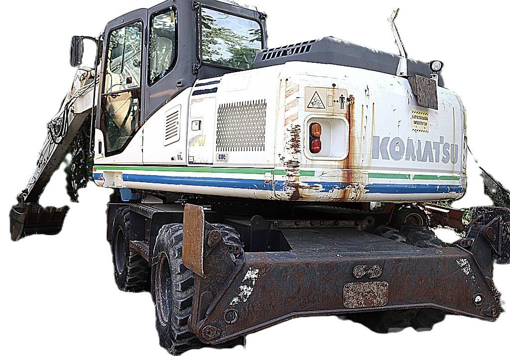 Komatsu PW 140-7 Retrocargadoras