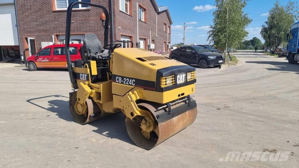 CAT CB 224 C Rodillos de doble tambor
