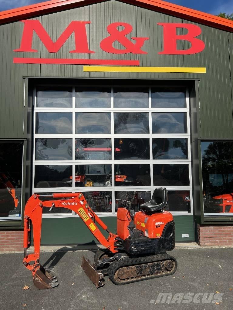 Kubota K 008-3 Mini excavadoras < 7t