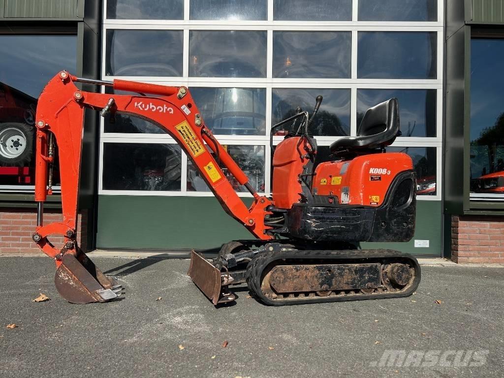 Kubota K 008-3 Mini excavadoras < 7t