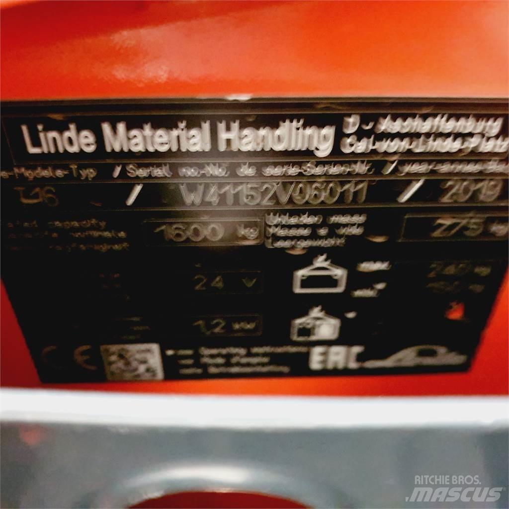 Linde T16 Li-Ion Transpaletas Electricas