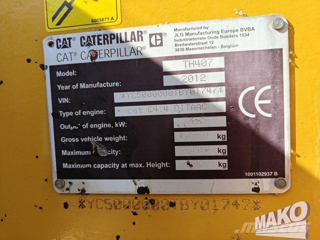 CAT TH 407 Carretillas telescópicas