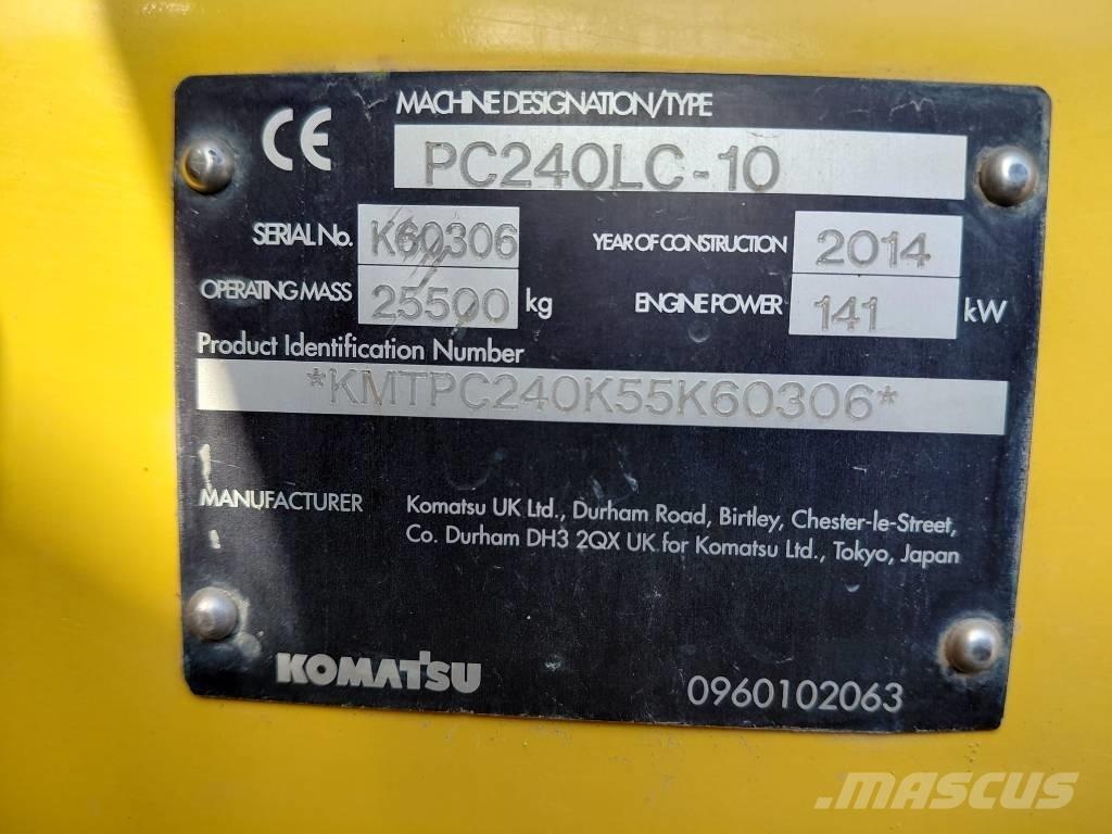Komatsu PC 240 LC-10 Excavadoras de cadenas