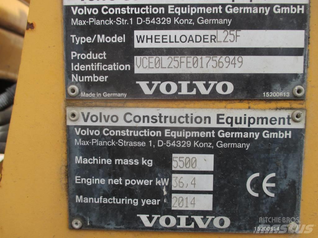 Volvo L 25 F Cargadoras sobre ruedas