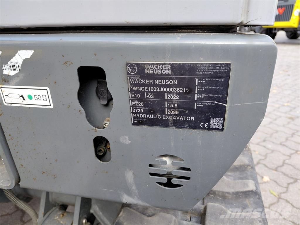 Wacker Neuson EZ26 Excavadoras de cadenas