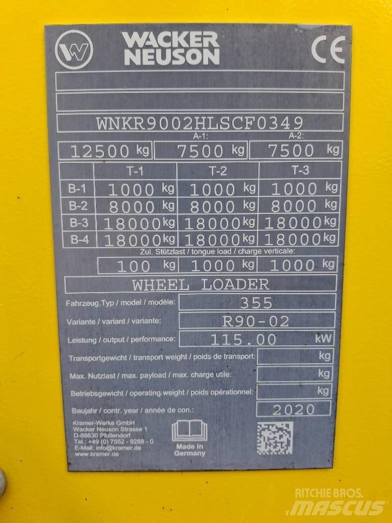 Wacker Neuson WL 95 Cargadoras sobre ruedas