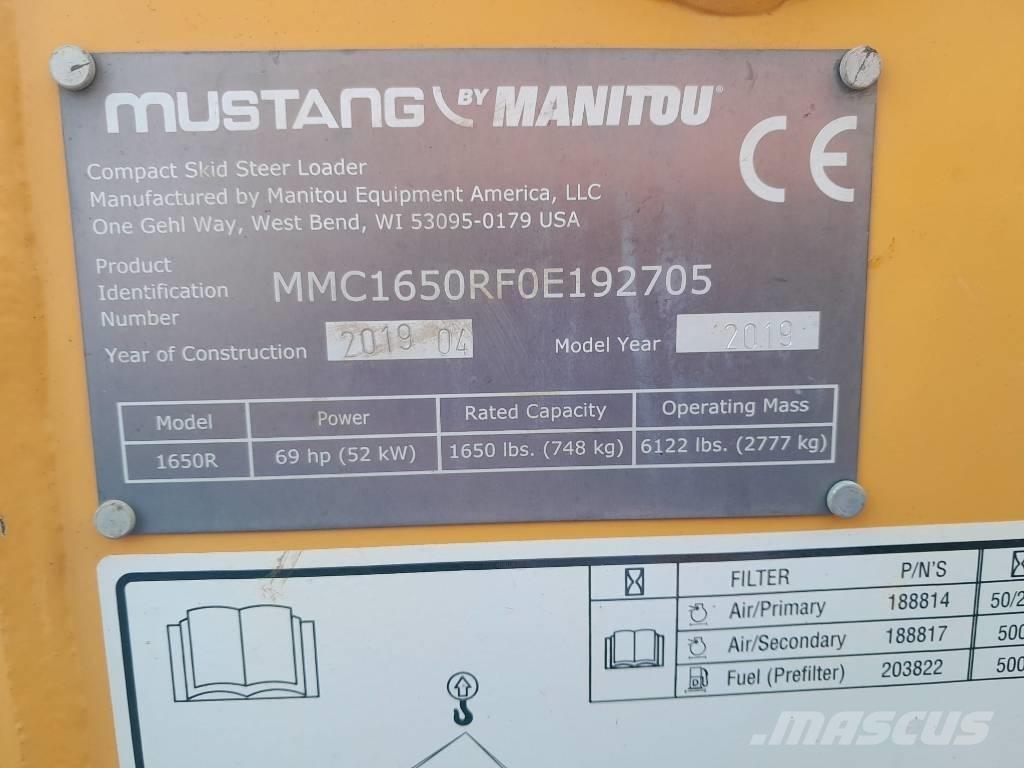 Mustang 1650 R Minicargadoras
