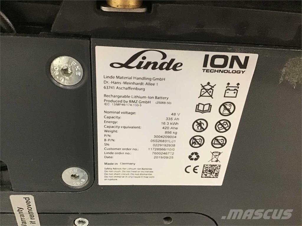 Linde E16 ION Carretillas de horquilla eléctrica