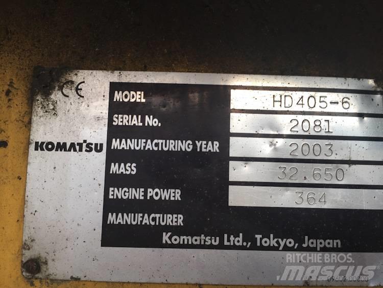 Komatsu HD405-6 Dúmpers rígidos