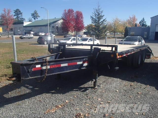 PJ TRAILERS FD212 Plataforma plana/laterales abatibles
