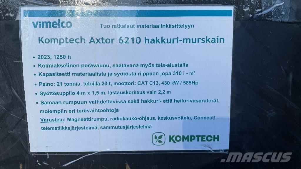 Komptech Axtor 6210 Trituradoras de madera