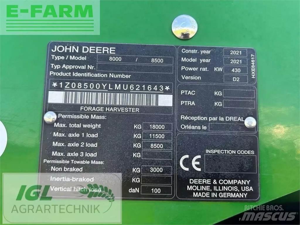 John Deere 8500i Picadoras de forraje autopropulsadas