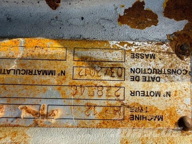 Geismar mp12 Mantenimiento de vías férreas