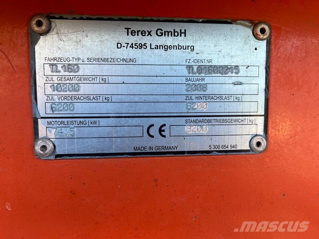 Terex TL 160 Cargadoras sobre ruedas