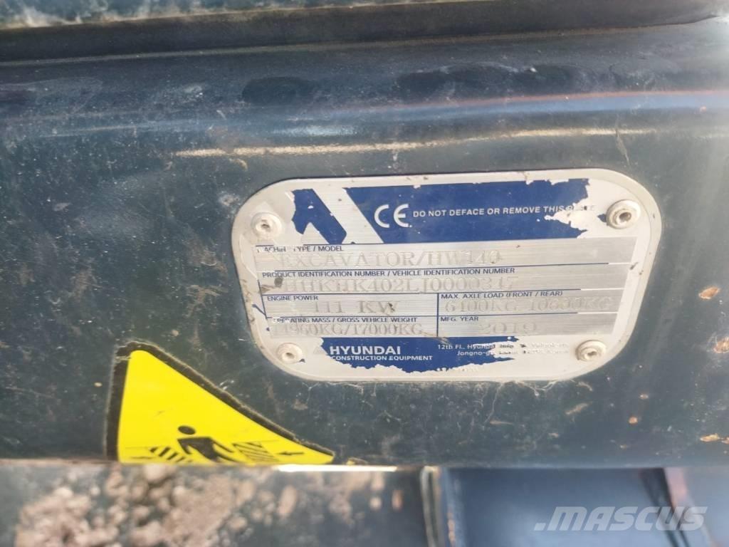 Hyundai HW 140 A Excavadoras de ruedas