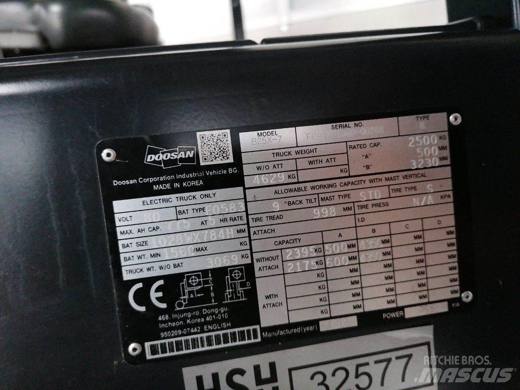 Doosan B25X-7 Carretillas de horquilla eléctrica