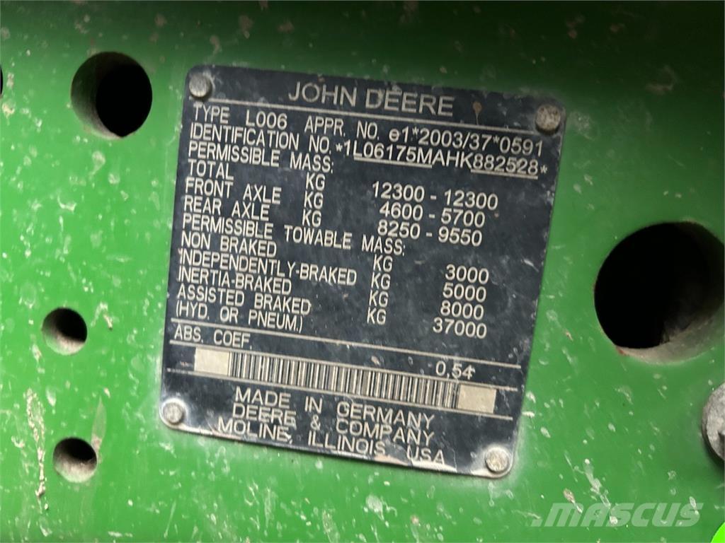 John Deere 6175M Tractores