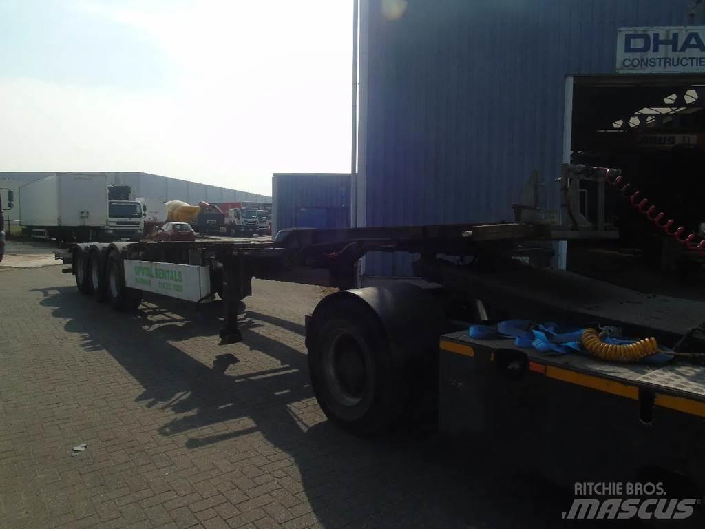 Pacton 3 AXLE Semirremolques portacontenedores