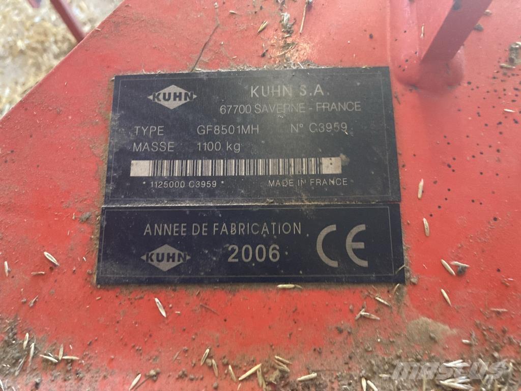 Kuhn GF 8501 MH Rastrillos y henificadores
