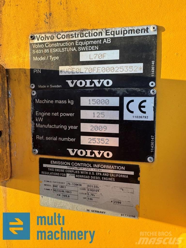 Volvo L 70 F Cargadoras sobre ruedas