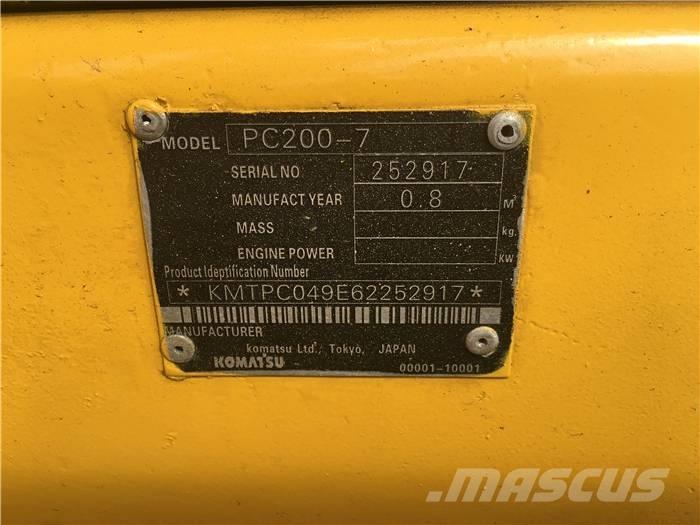 Komatsu PC 200-7 Excavadoras de cadenas