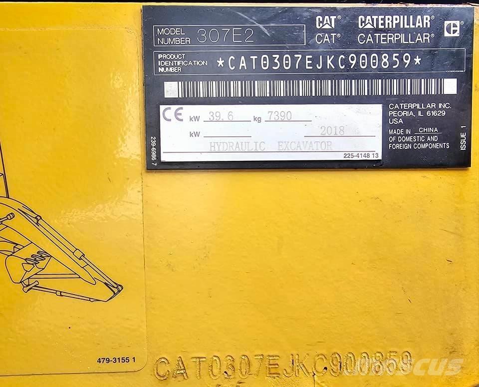 CAT 307 E2 Excavadoras de cadenas