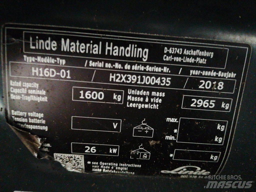 Linde H16D-01 Carretillas diesel