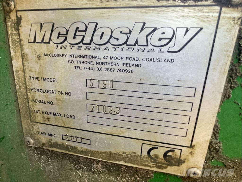 McCloskey S190 Perforadoras para canteras y minas a cielo abierto