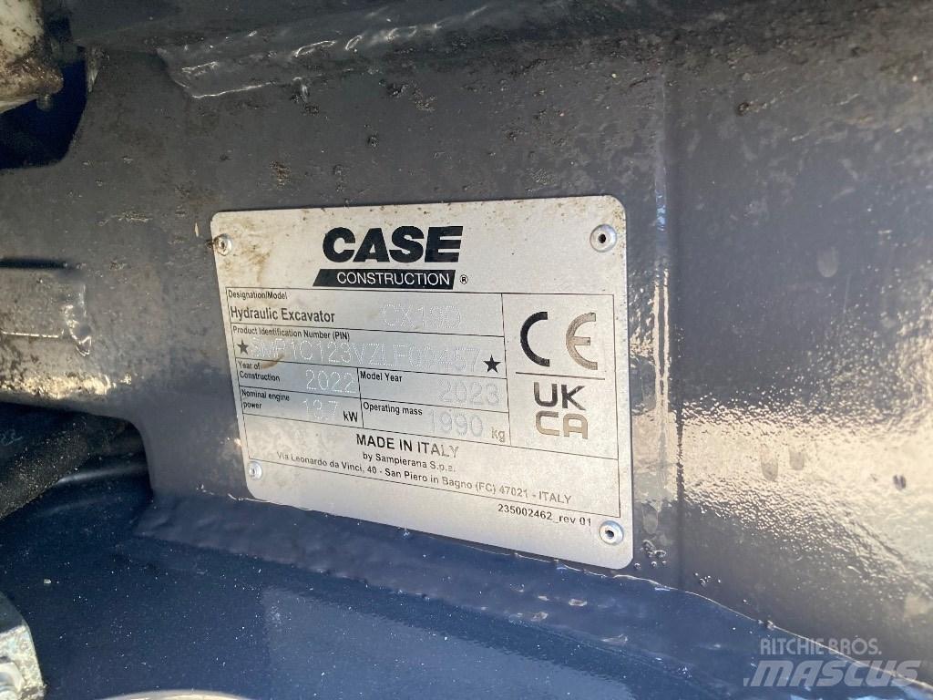 CASE CX 19 D Mini excavadoras < 7t