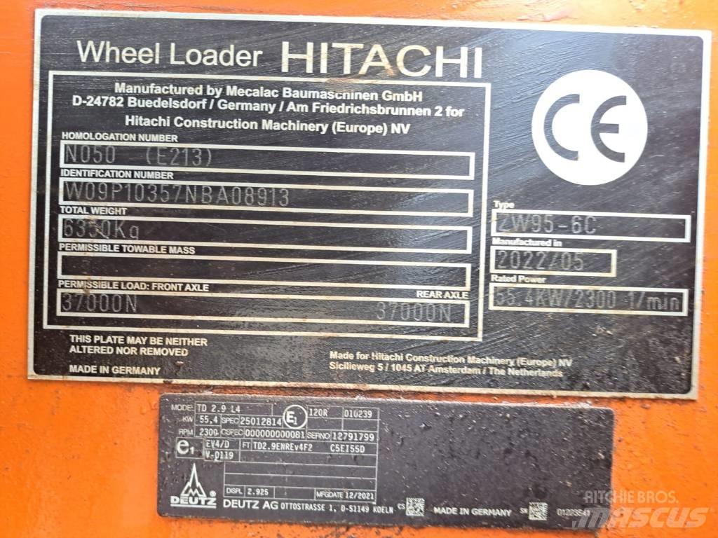 Hitachi ZW 95-6 Cargadoras sobre ruedas