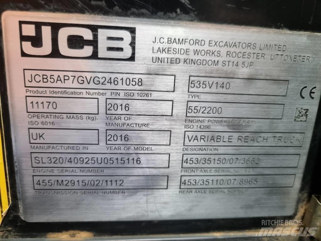 JCB 535-140 Hiviz Carretillas telescópicas