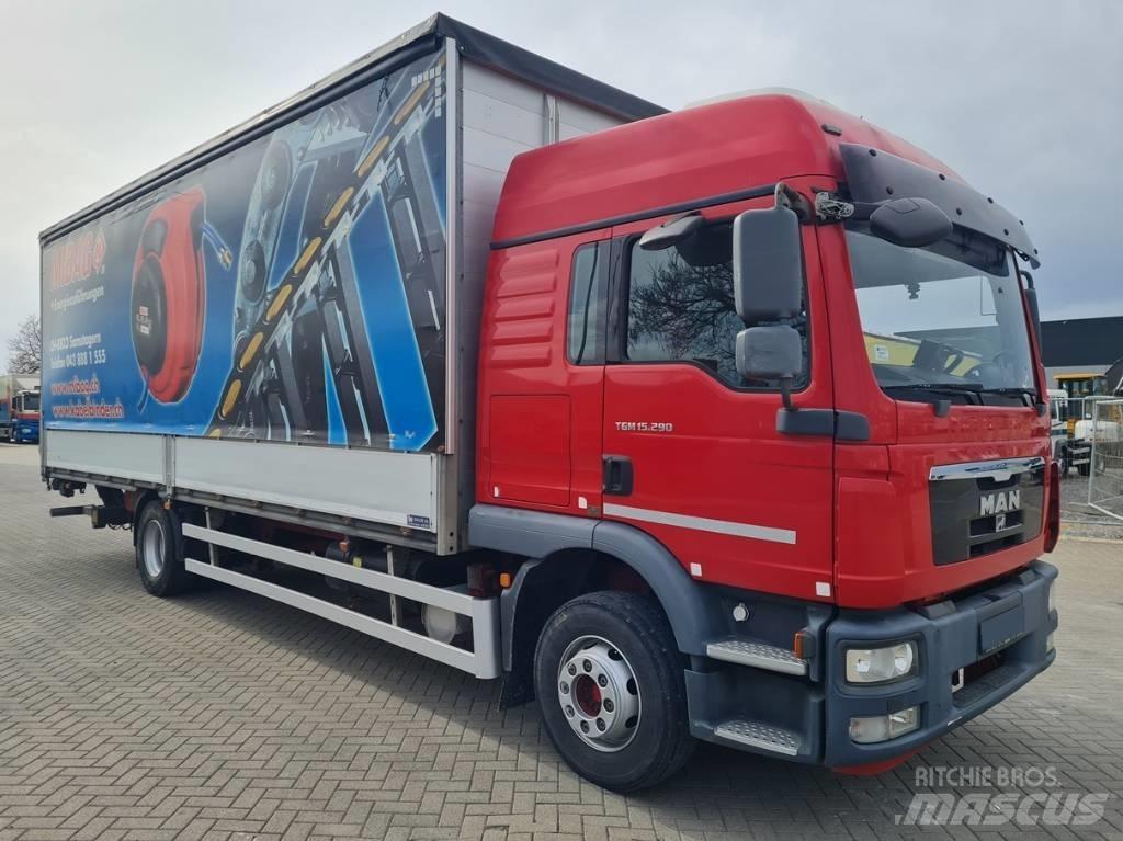 MAN 15.290 / 7.7m / LIFT Camión con caja abierta