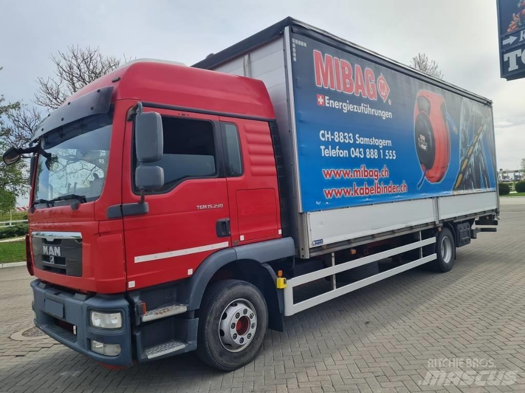 MAN 15.290 / 7.7m / LIFT Camión con caja abierta