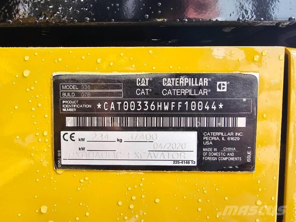 CAT 336 Next Gen Excavadoras de cadenas