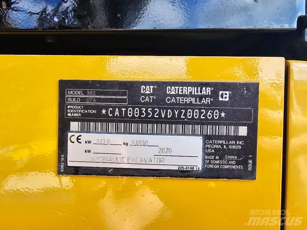 CAT 352 Excavadoras de cadenas