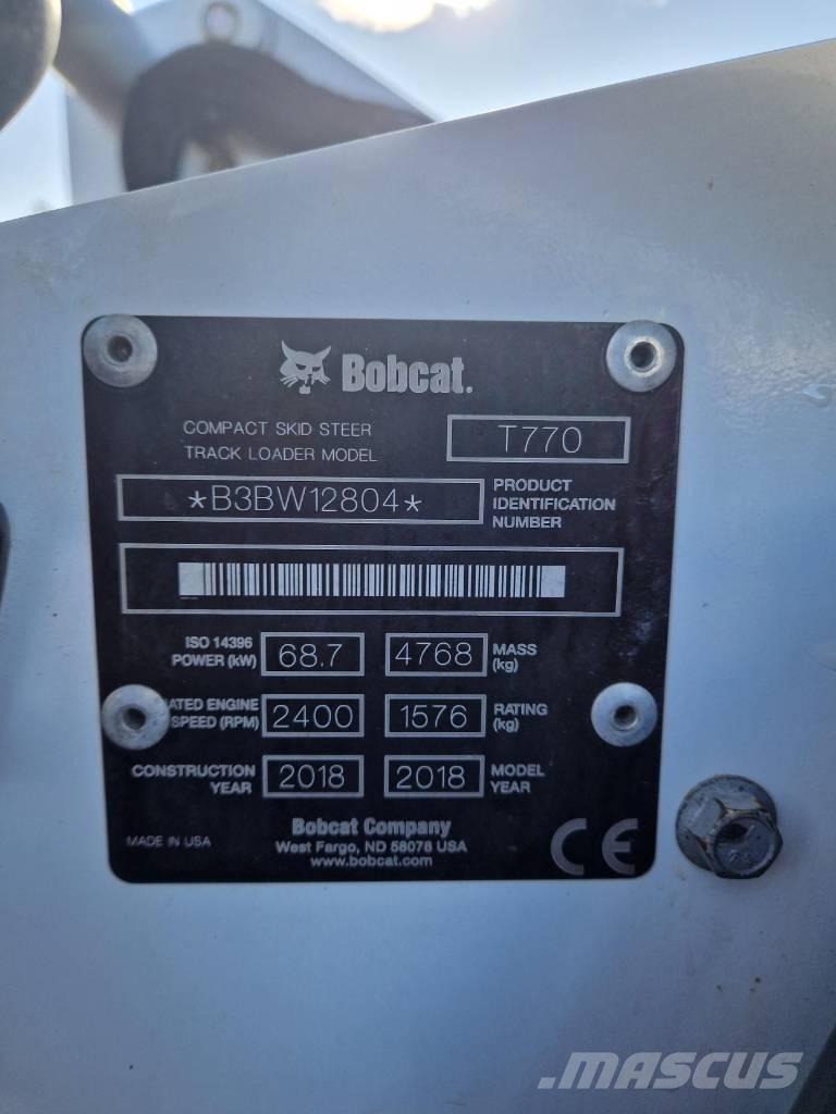 Bobcat T 770 Cargadoras sobre orugas
