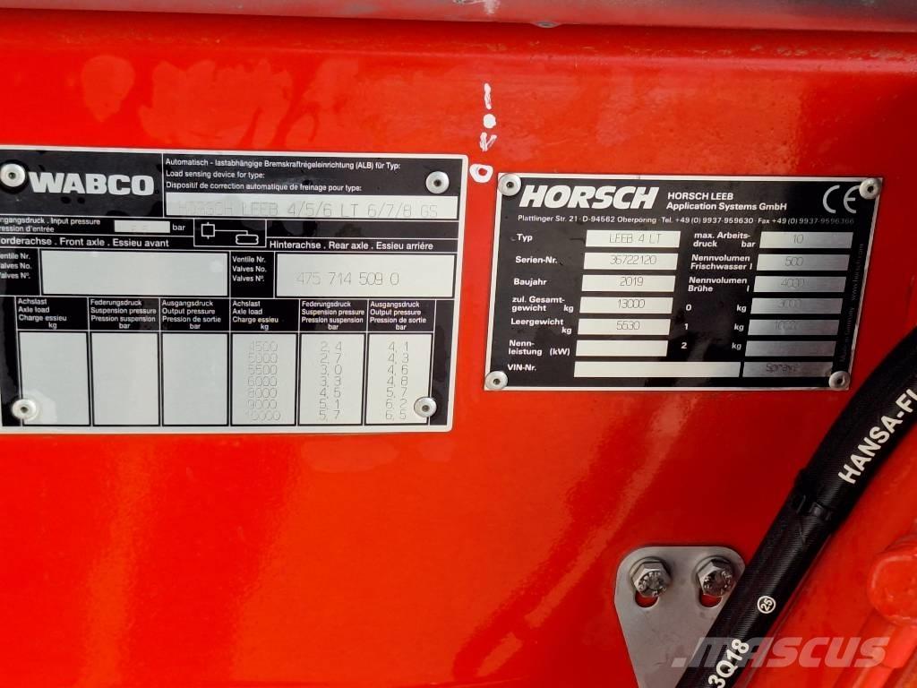 Horsch Leeb 4 LT Pulverizadores arrastrados