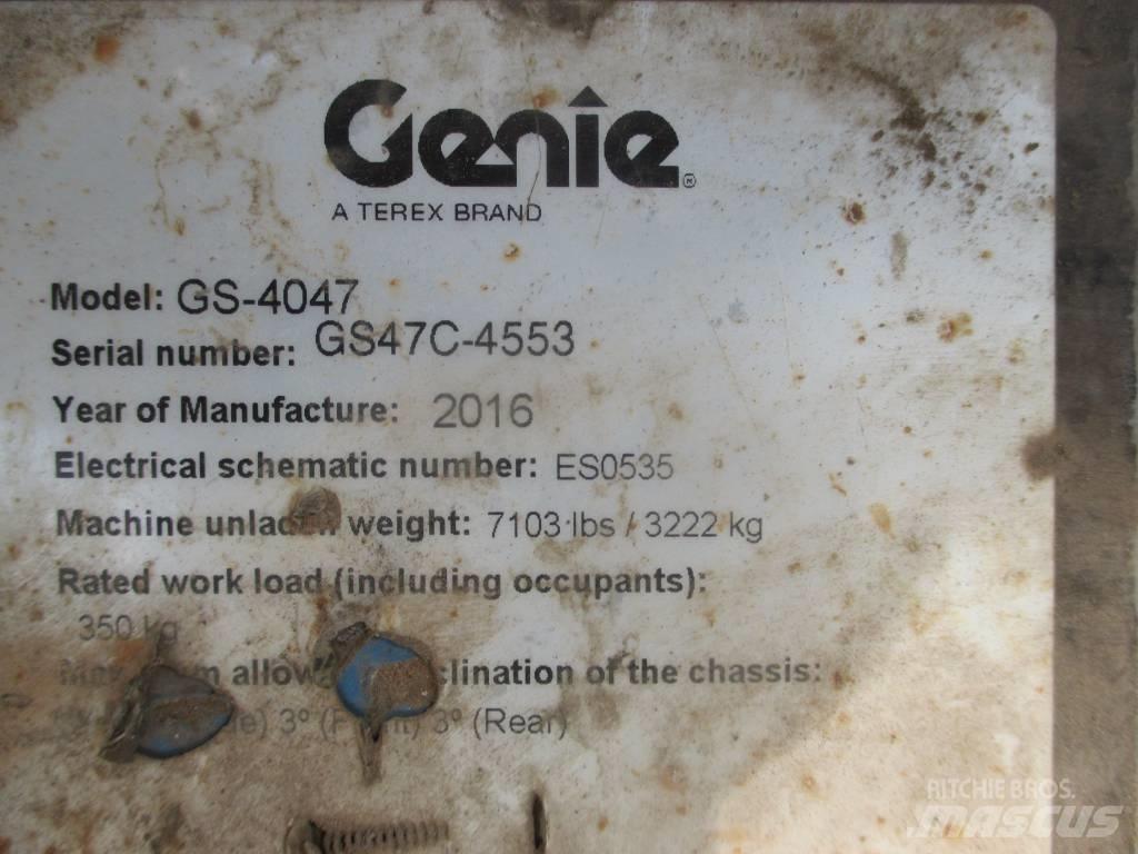 Genie GS 4047 Plataformas tijera