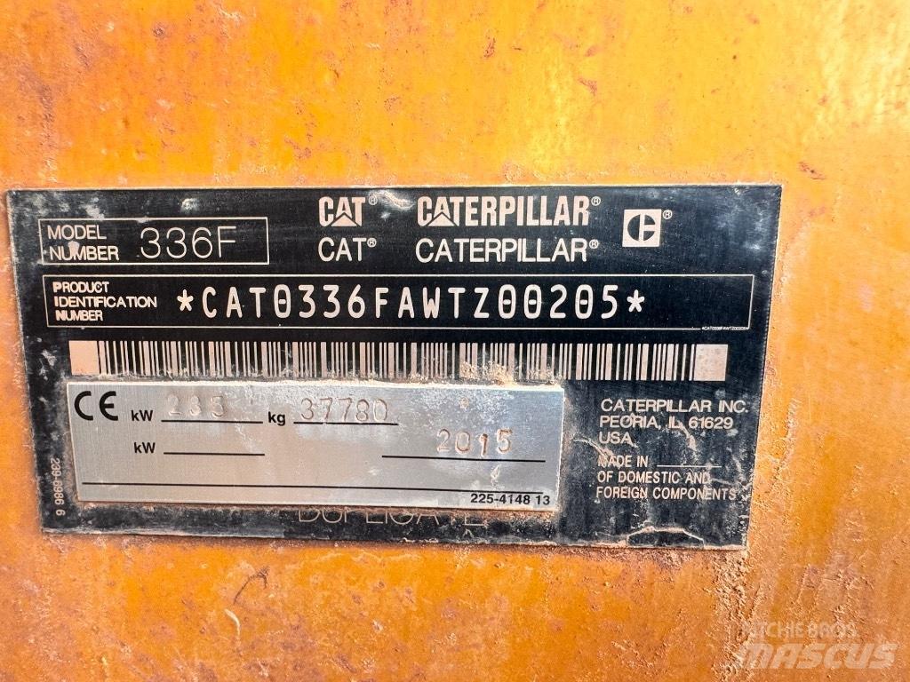 CAT 336 F L Excavadoras de cadenas